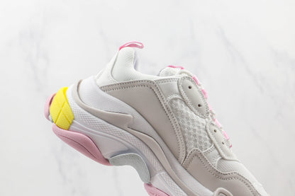 Balenciaga Triple S "Grey-Pink-Yellow"