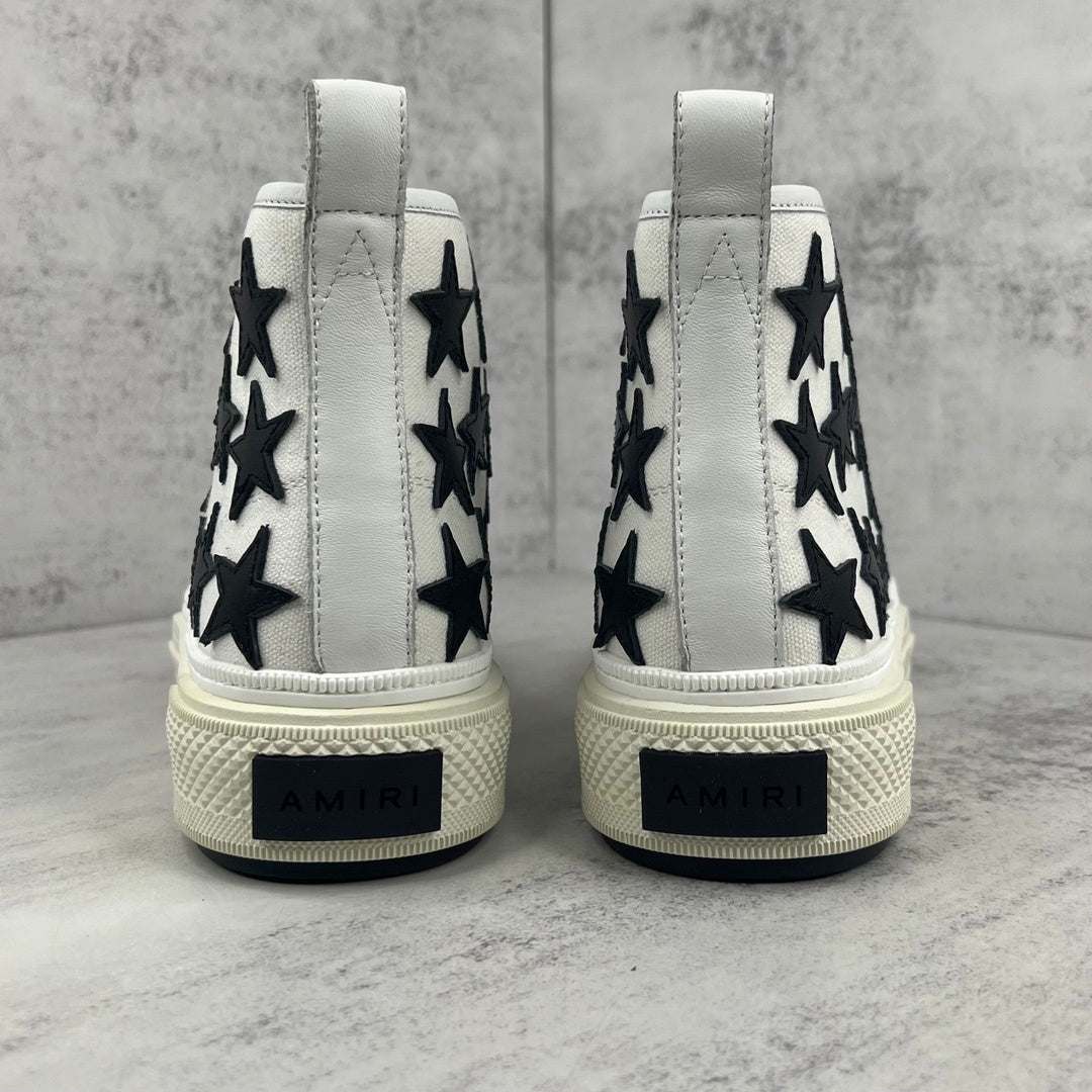 Amiri Court High "White-Black Stars"