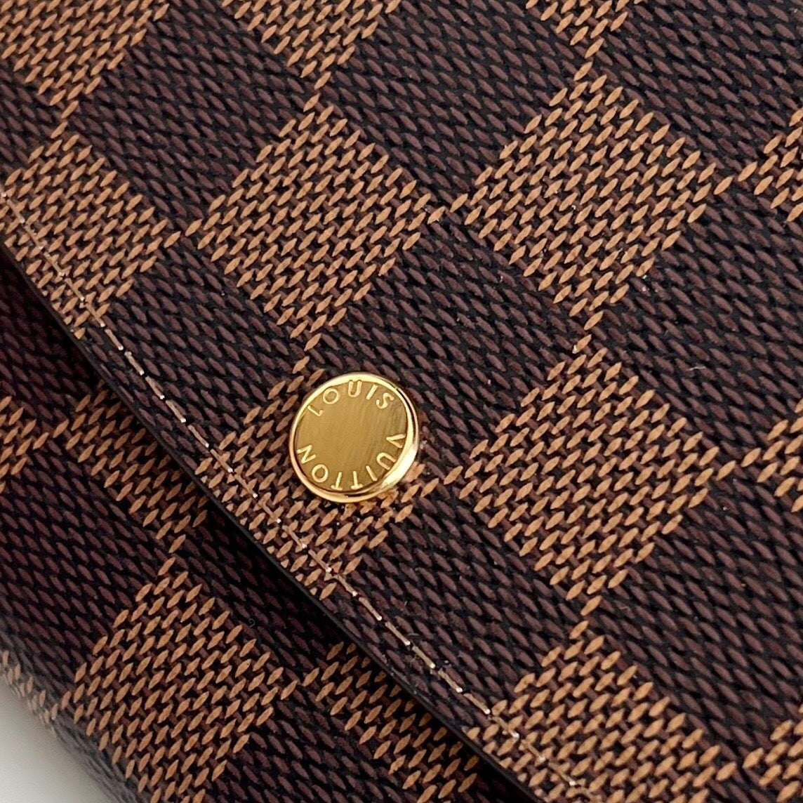 Louis Vuitton Emilie Wallet "Damier Ebene"