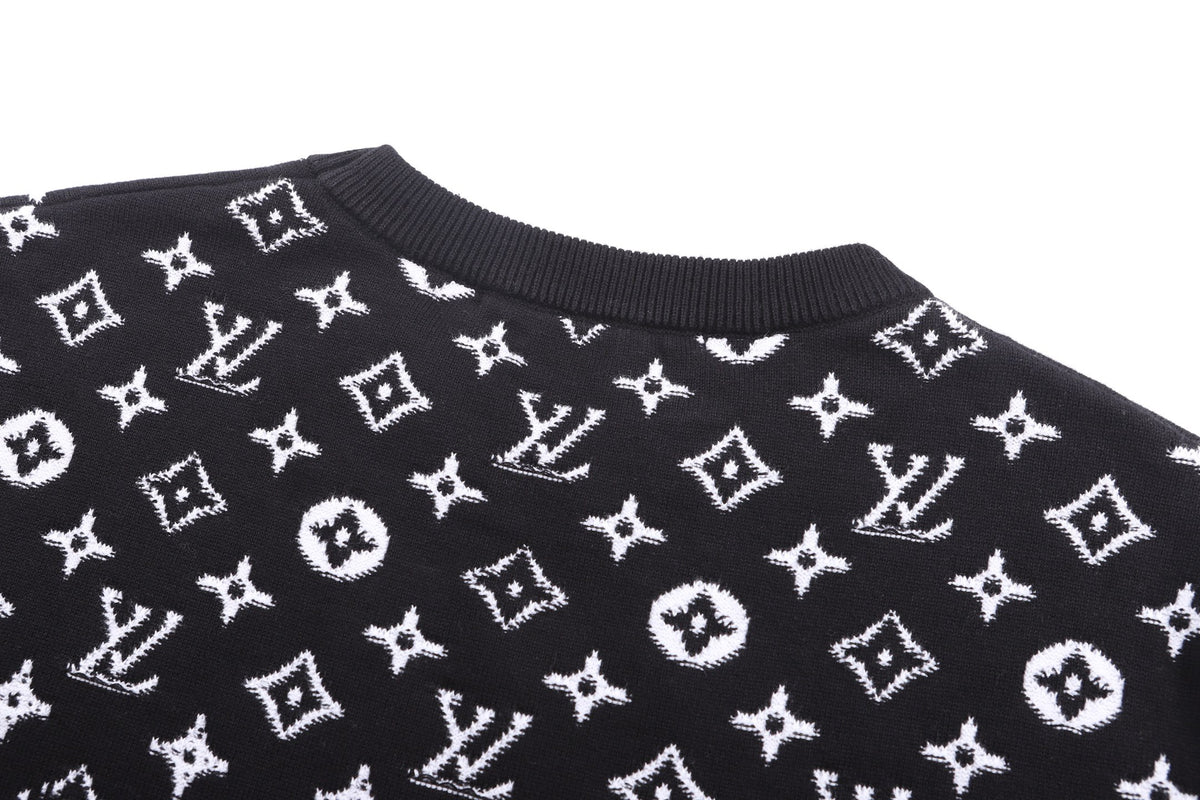 Louis Vuitton Gradient Cotton Crewneck "Black-White"