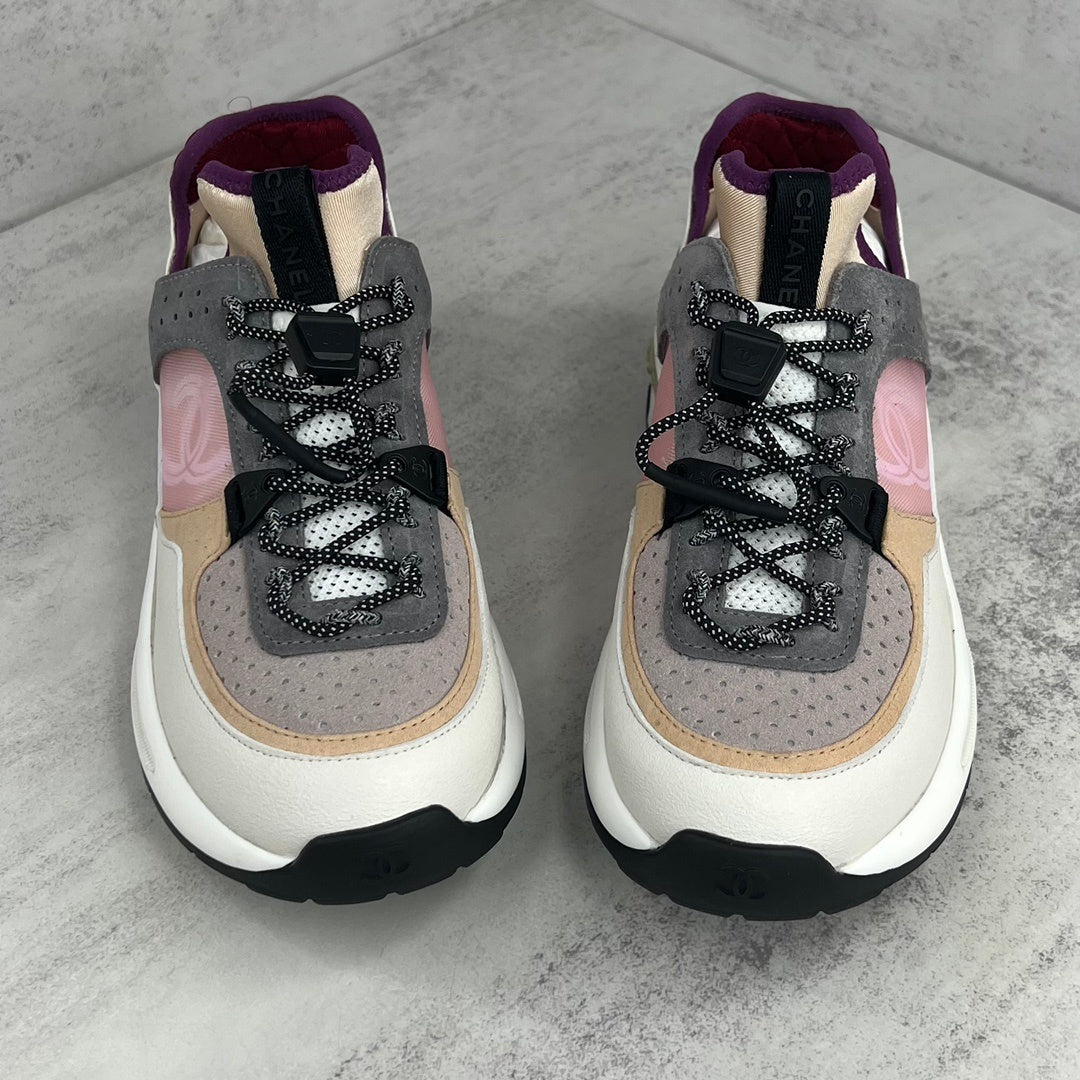 Chanel CC "Grey-Pink-White"