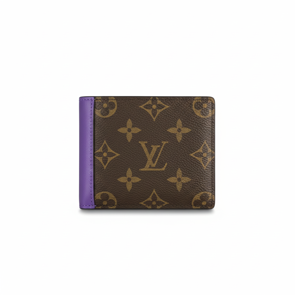 Louis Vuitton Multiple Wallet "Monogram Macassar Canvas"