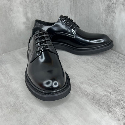 Dior Leather Derby Shoes "Black"