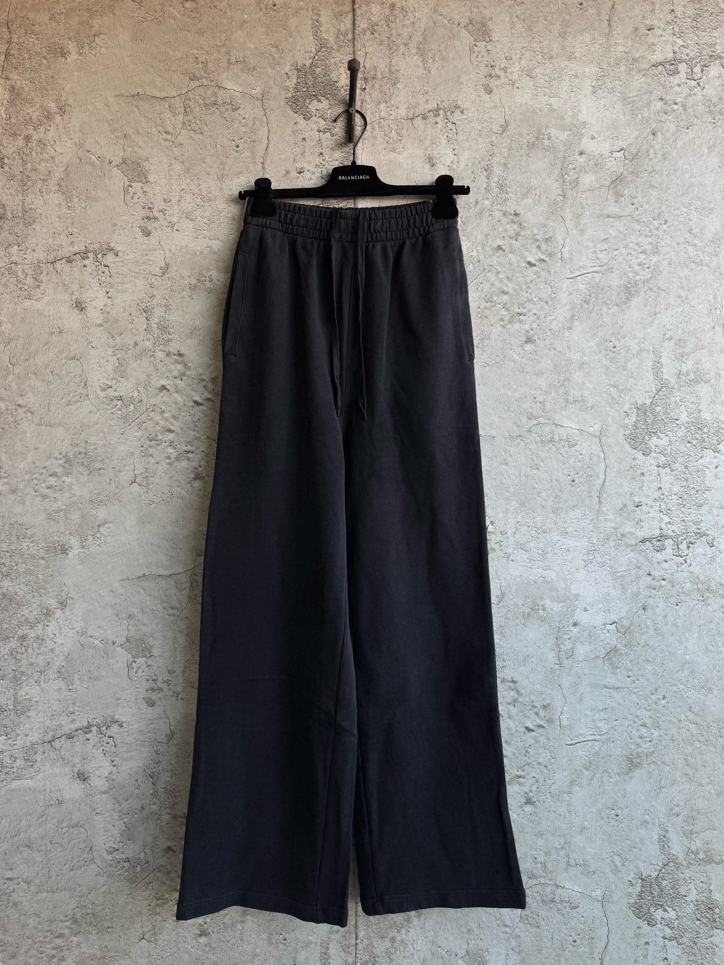 Balenciaga Stripe Baggy Pants "Washed Black-Grey"