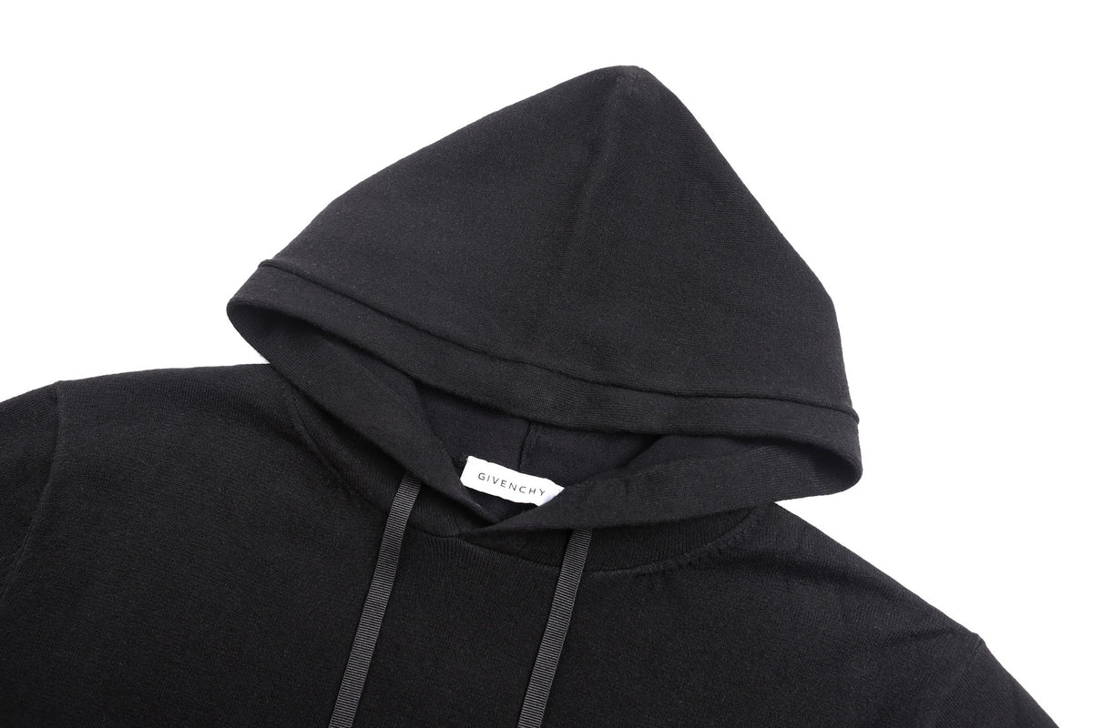 Givenchy Embroidered Logo Hoodie "Black"