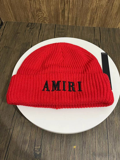 Amiri Wool Beanie "Red-Black"