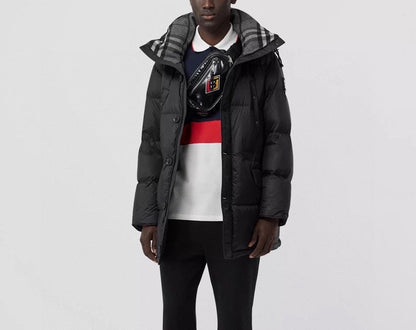 Burberry Lockwell Detachable Sleeve Down Jacket "Black"