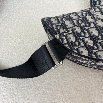 Dior Mini Saddle Bag Oblique Jacquard