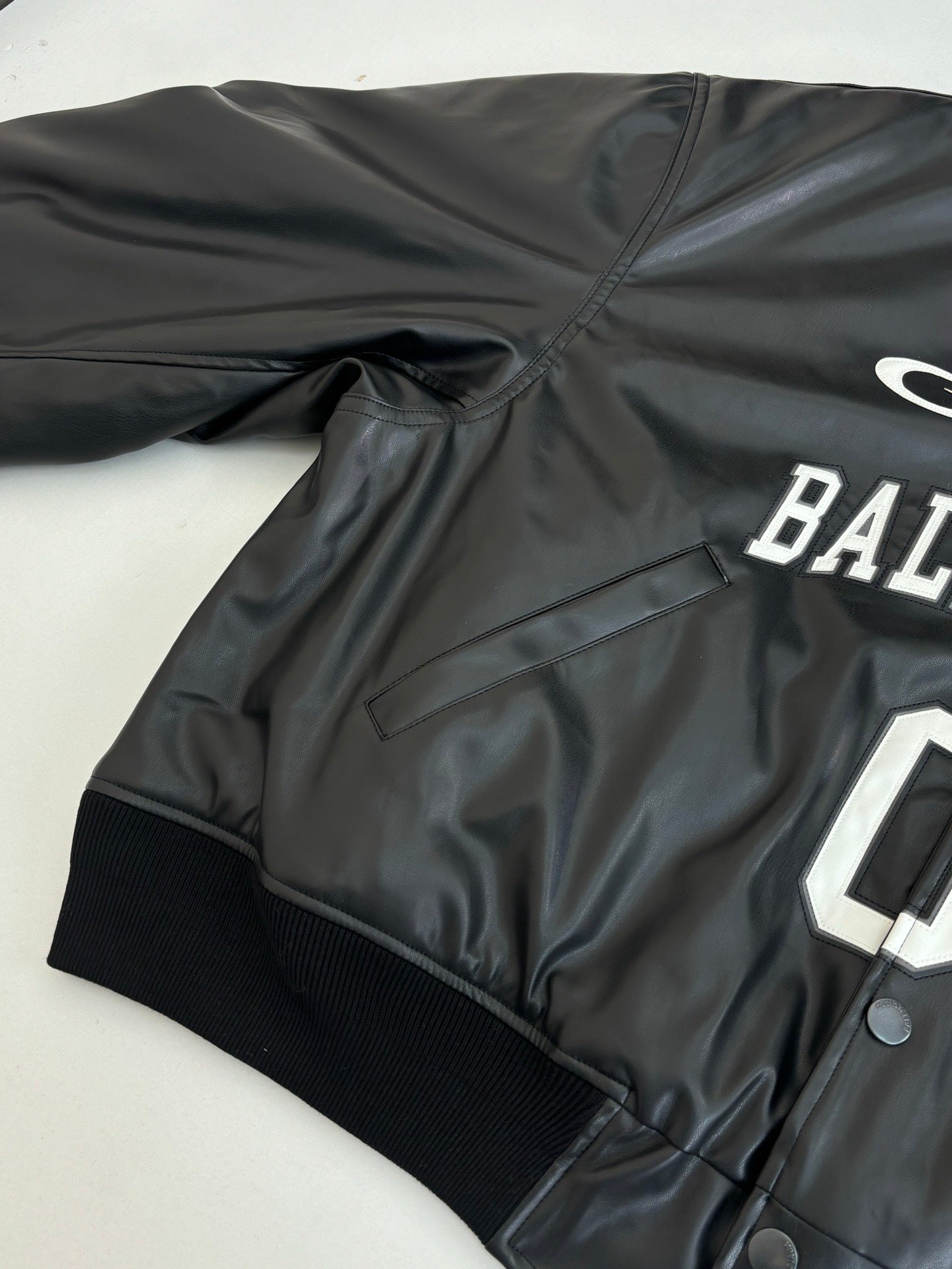 Balenciaga Basketball Bomber Jacket "Black-White"