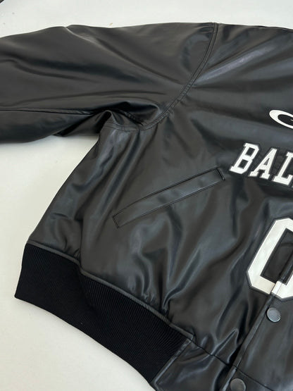 Balenciaga Basketball Bomber Jacket "Black-White"