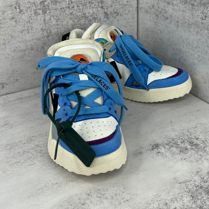 Off-White Sponge Mid "Blue-White"