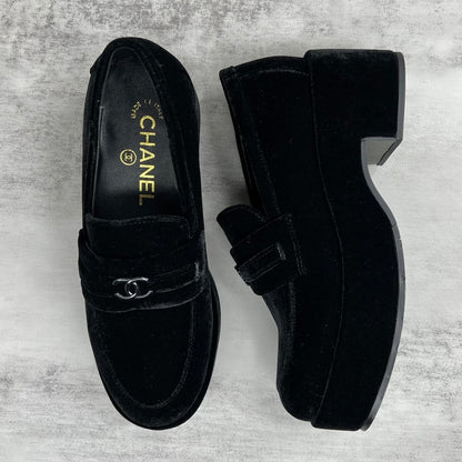 Chanel Loafers "Black Suede"