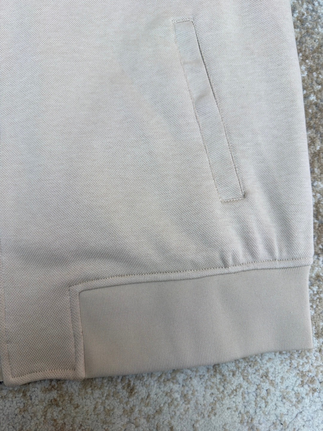 Dior Oblique Track Jacket "Beige Cotton-Blend Jersey"