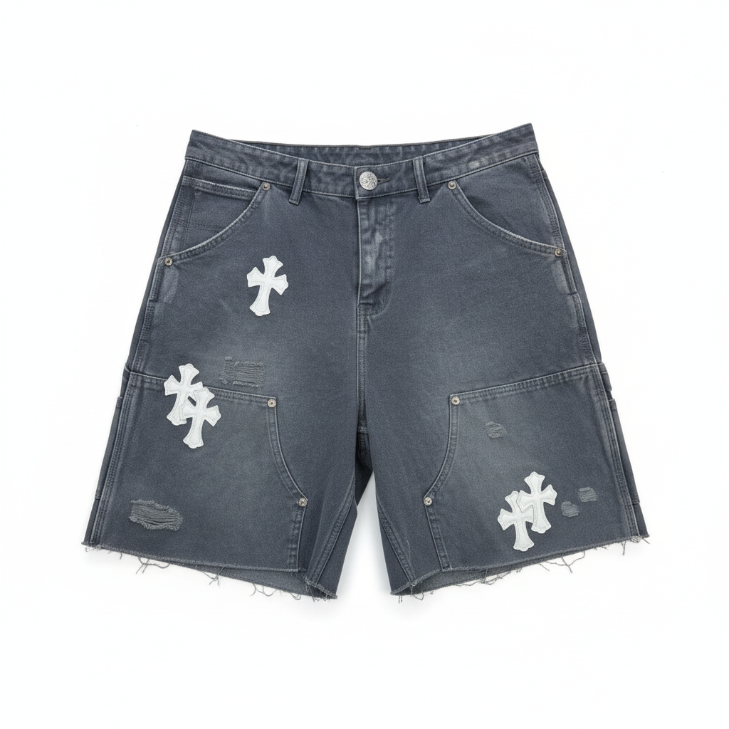 Chrome Hearts Denim Shorts
