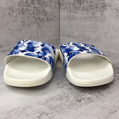 Louis Vuitton Slides "White-Blue"