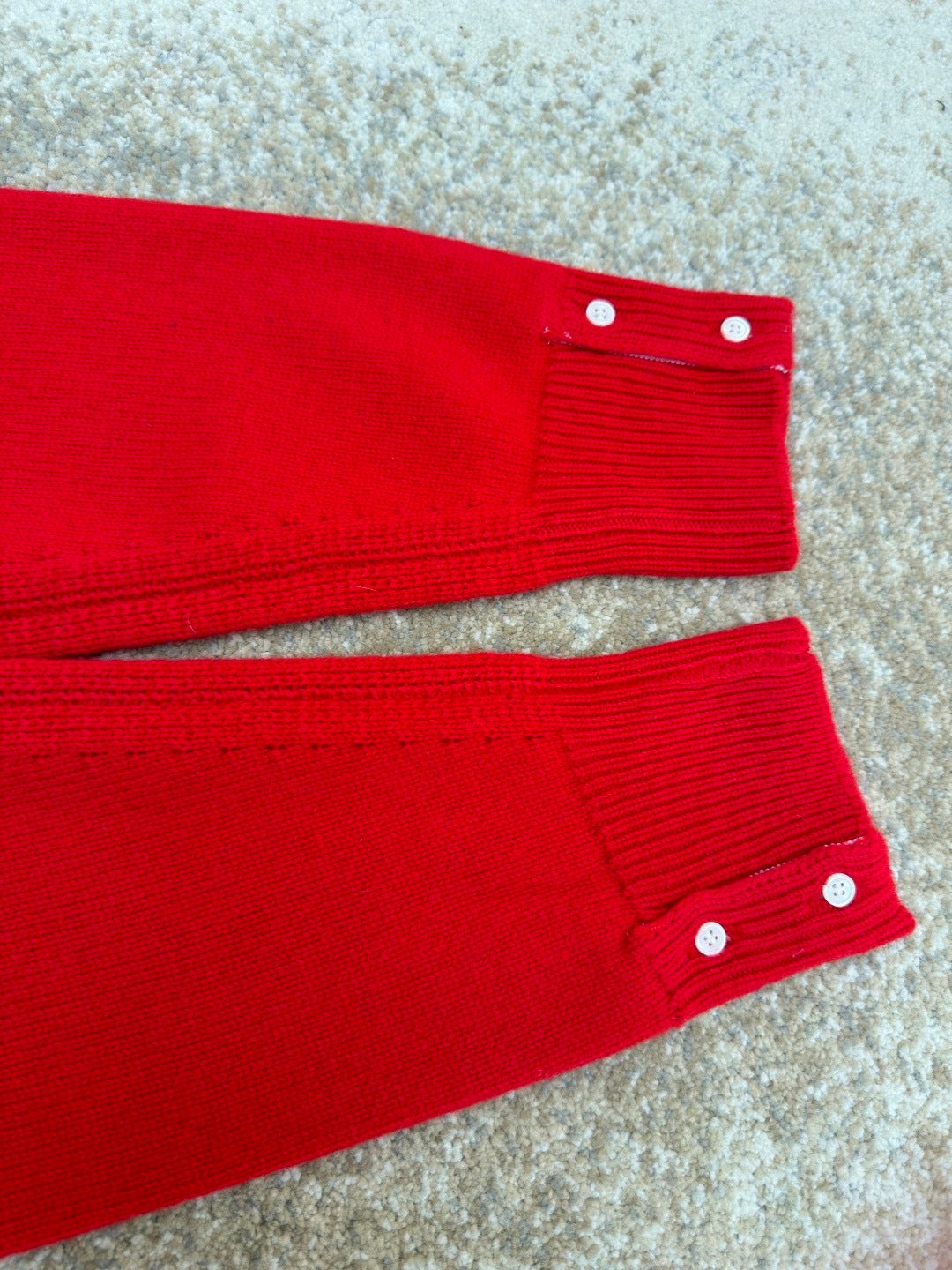 Thom Browne 4-Bar Wool Sweater "Red"