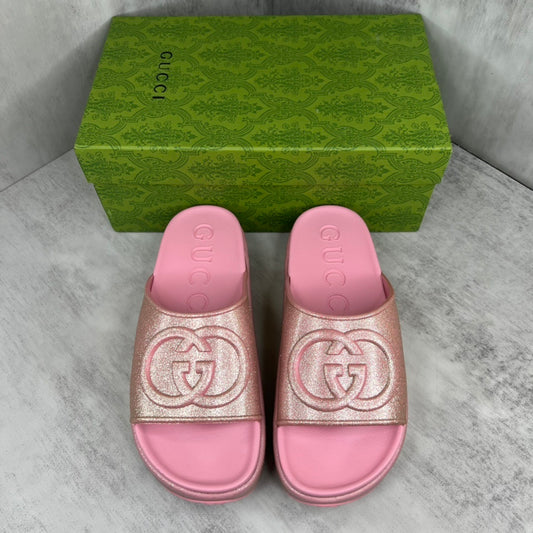 Gucci Slides "Pink Glitter"