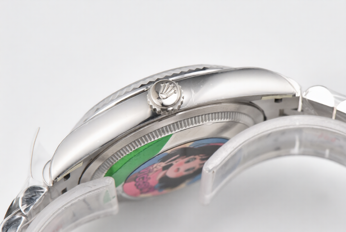 Rolex Date Just 41mm Jubilee Bracelet Silver Stick Dial