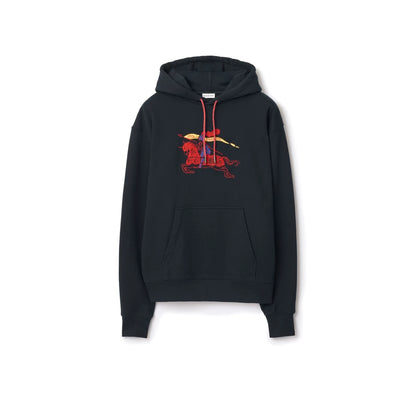 Burberry EKD Cotton Hoodie "Navy Blue"