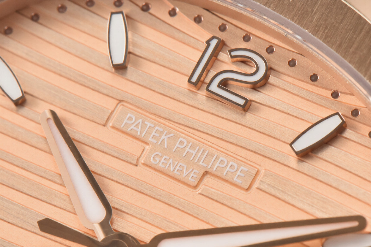 Patek Philippe Nautilus Ladies 35.2mm Rose Gold Dial