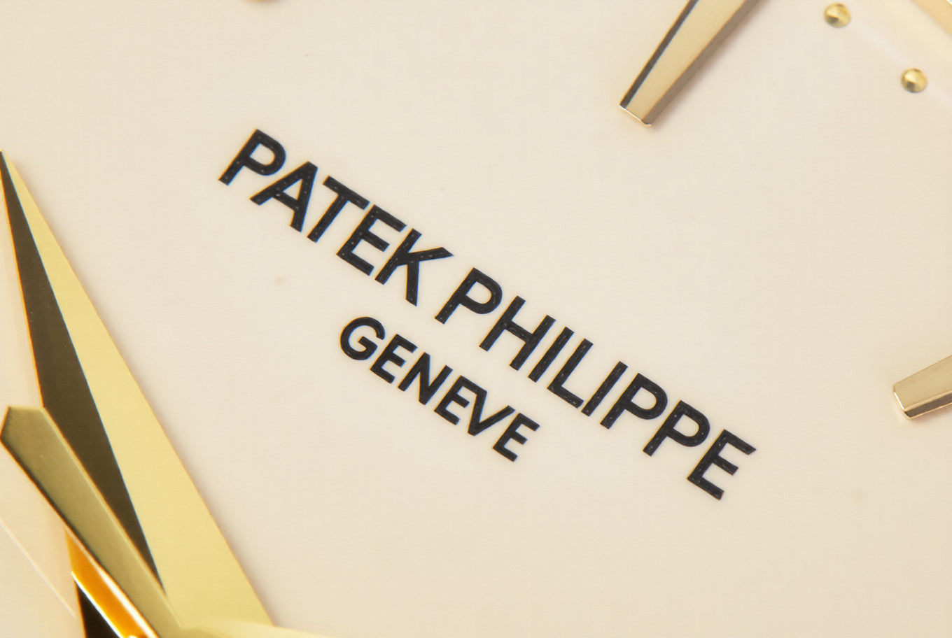Patek Philippe Calatrava 39mm Gold Brown Leather White Dial