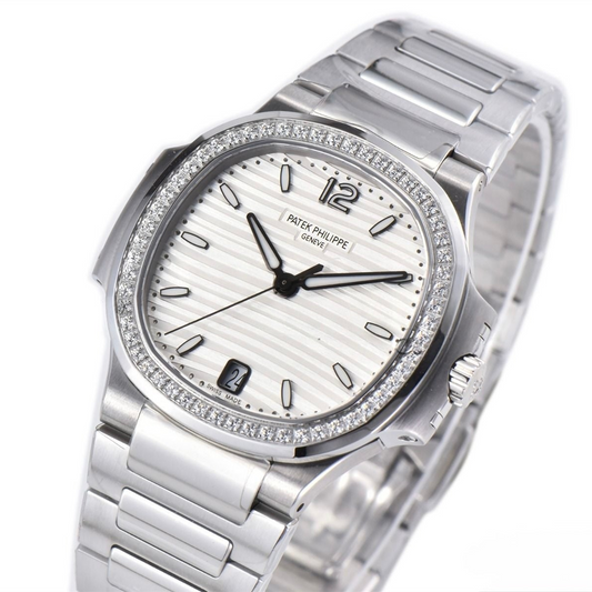 Patek Philippe Nautilus Ladies 35.2mm White Dial