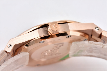 Audemars Piguet Royal Oak 33mm Rose Gold Blue Dial