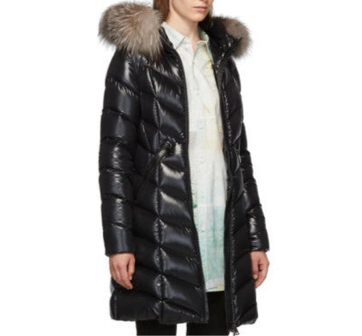 Moncler Fulmarus Long Down Jacket "Black"