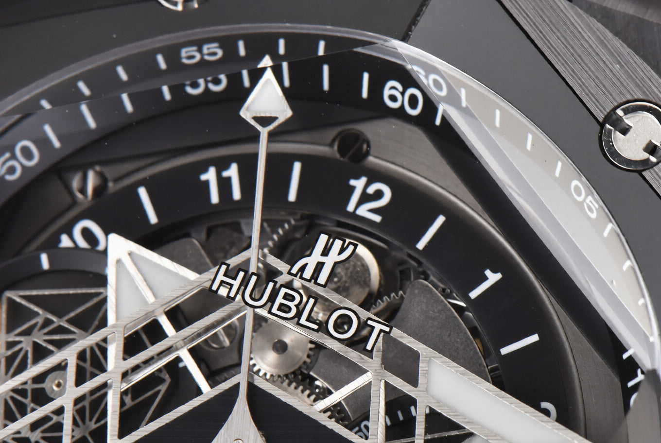 Hublot Big Bang Sang Bleu II 45mm Black Rubber Strap Black Dial