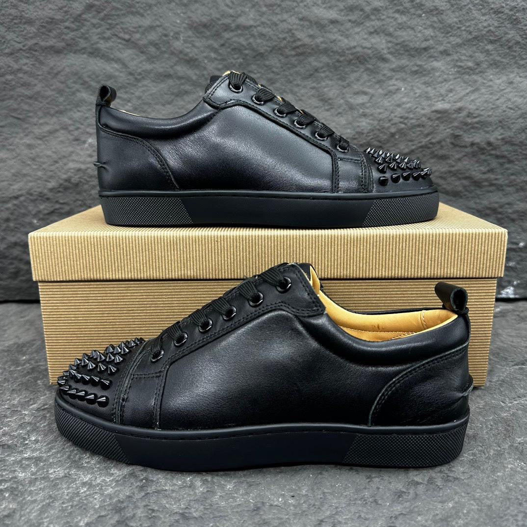 Christian Louboutin Louis Junior Spikes “Black”