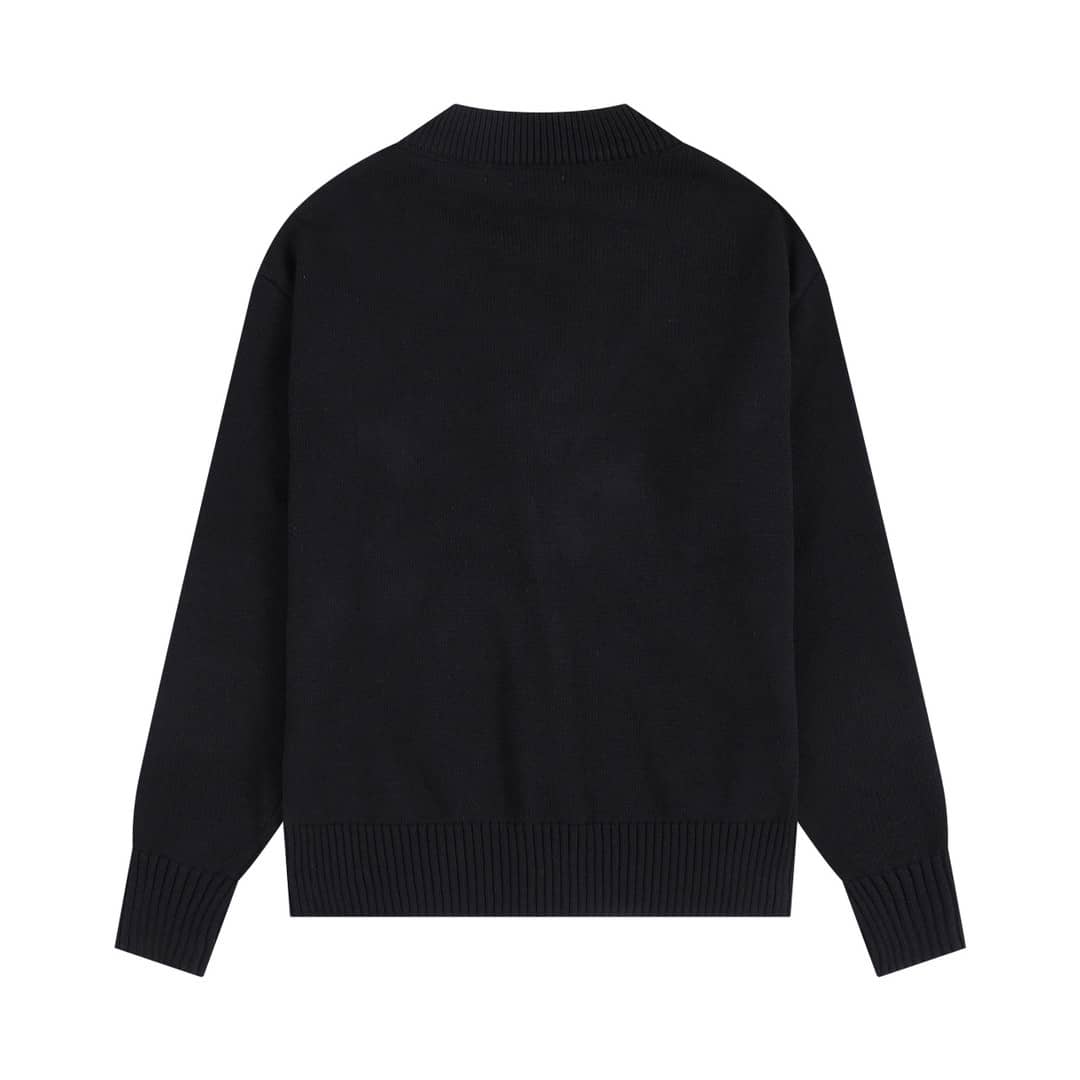 AMI Paris Ami De Coeur Cardigan "Black"
