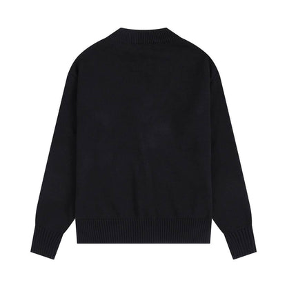 AMI Paris Ami De Coeur Cardigan "Black"