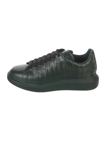 Alexander McQueen Oversized "Deep Green Croc"