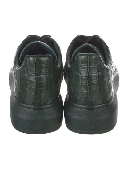 Alexander McQueen Oversized "Deep Green Croc"