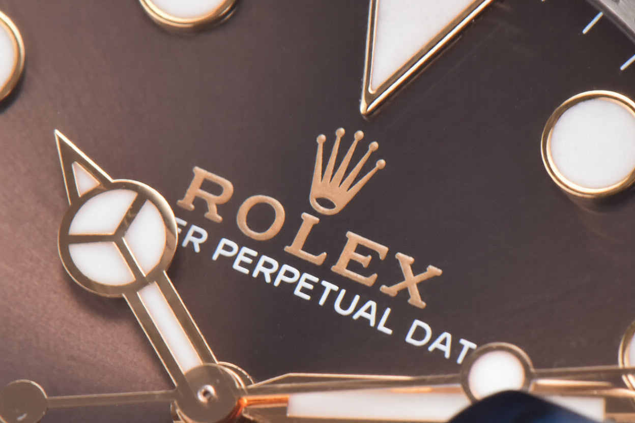 Rolex Yacht-Master 40mm SS/RG Bracelet Brown Dial