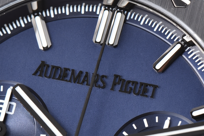Audemars Piguet Royal Oak Chrono 41mm Black Ceramic Blue Dial