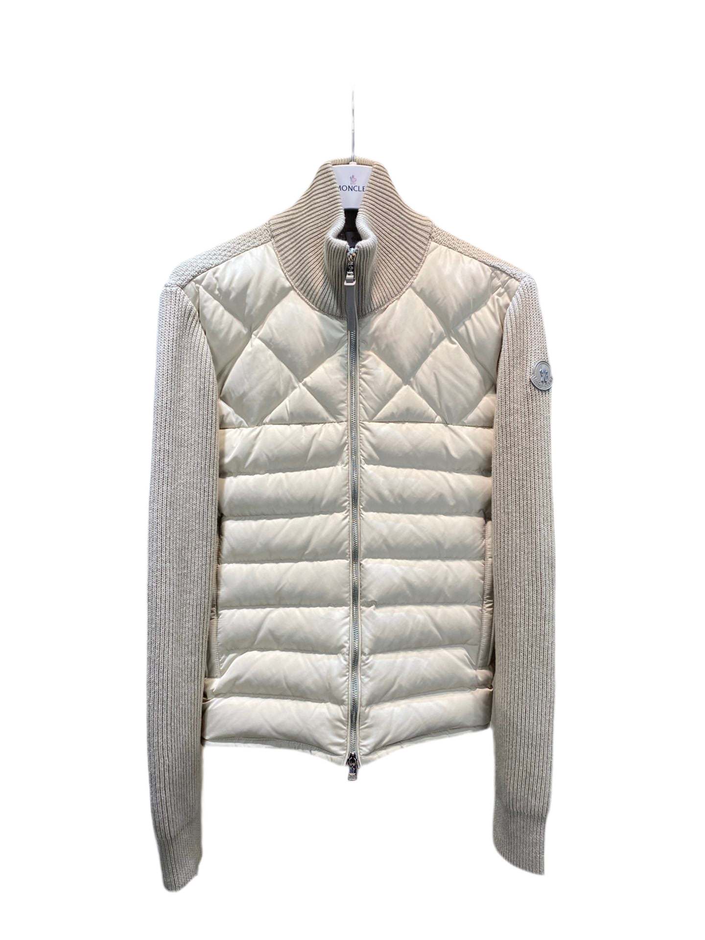 Moncler Hybrid Down Top "White"