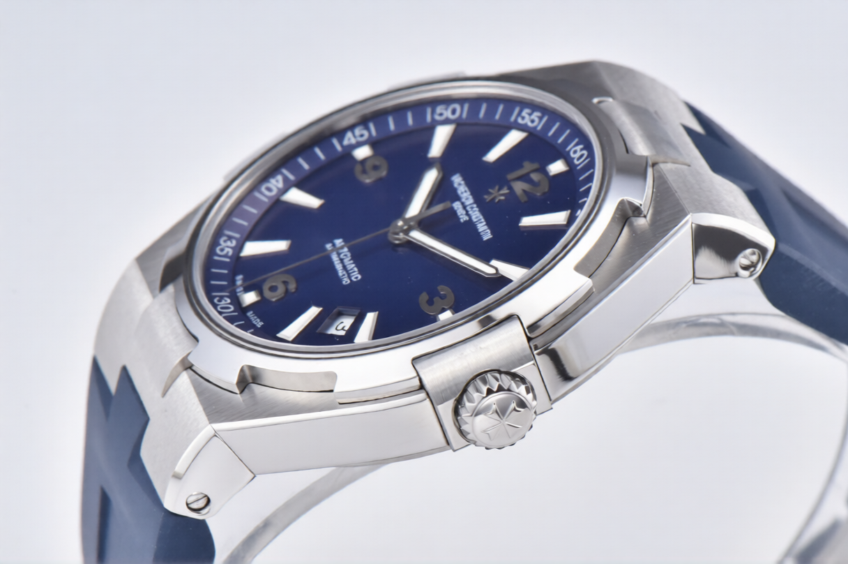 Vacheron Constantin Overseas 42mm Blue Rubber Strap Blue Dial