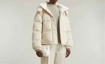 Moncler Daos Chenille Down Jacket "White"