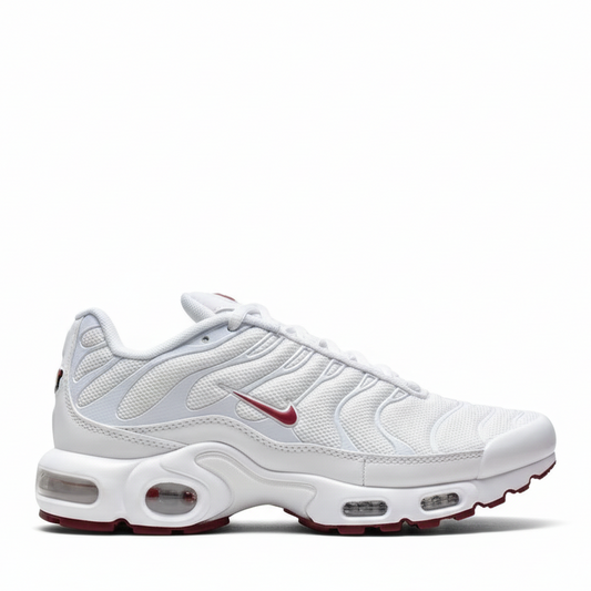 Nike Air VaporMax Plus “White-Maroon”