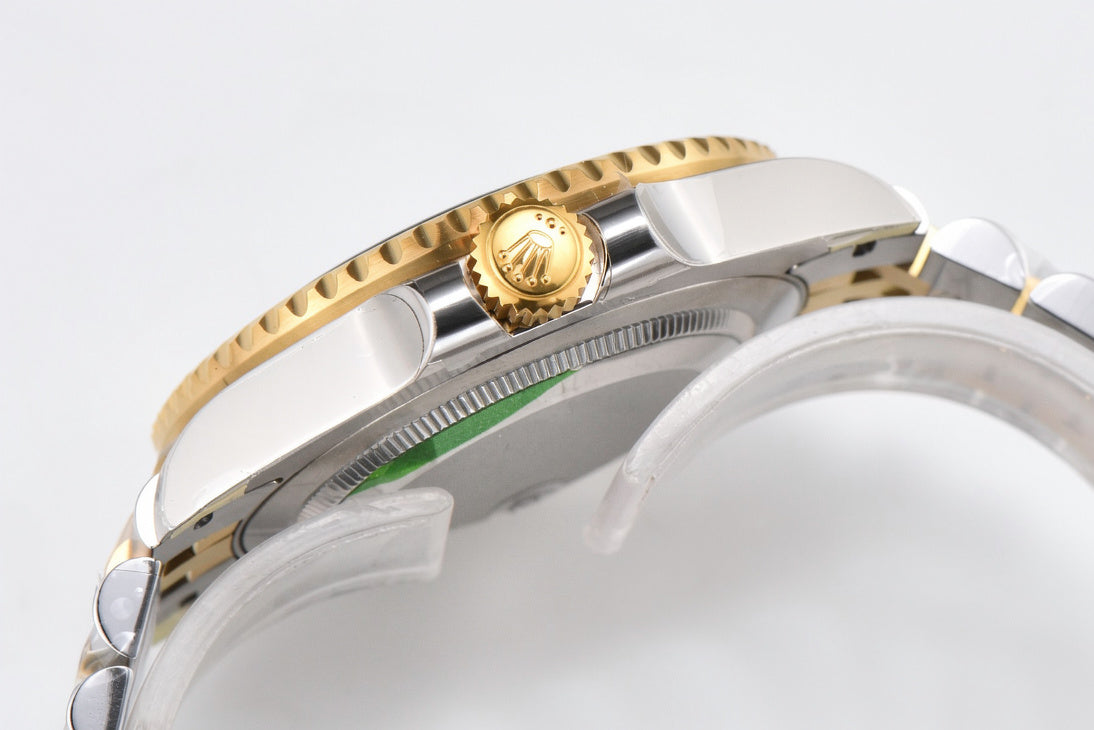 Rolex GMT Master II 40mm SS/YG Jubilee Bracelet Black Dial