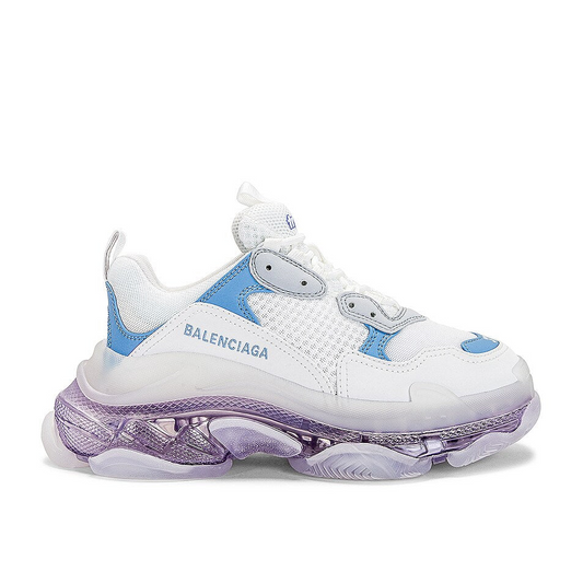 Balenciaga Triple S "Clear Sole Blue-Purple"