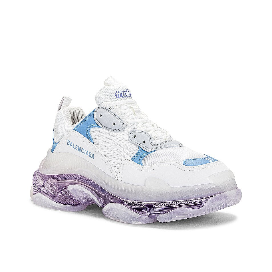Balenciaga Triple S "Clear Sole Blue-Purple"