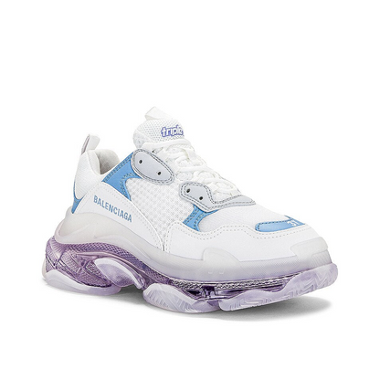 Balenciaga Triple S "Clear Sole Blue-Purple"