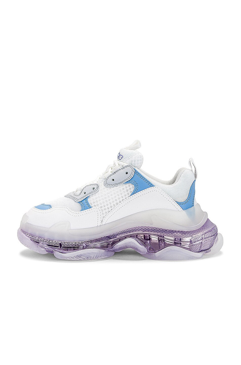 Balenciaga Triple S "Clear Sole Blue-Purple"
