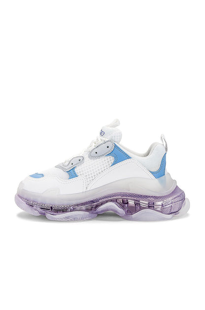 Balenciaga Triple S "Clear Sole Blue-Purple"