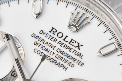 Rolex Daytona 40mm White Dial