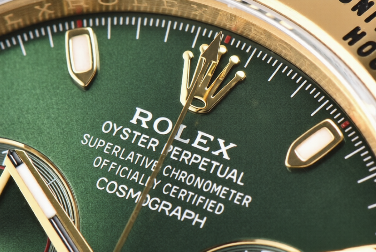 Rolex Daytona Yellow Gold 40mm Green Dial