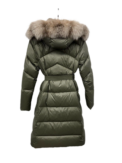 Moncler Lalteron Long Down Jacket "Green"