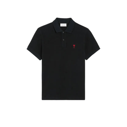Ami Paris Polo T-Shirt "Black"